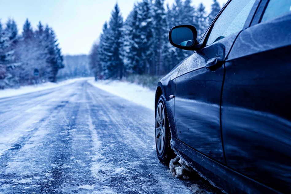 Oakville winter road salt stains on car exterior